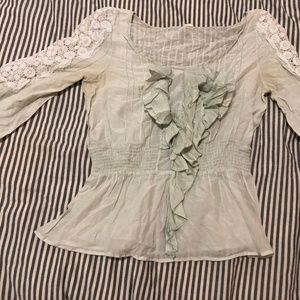 Anthropologie Lace Shirt